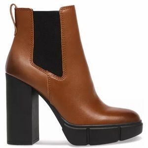 Steve Madden Revised Block-Heel Lug-Sole Booties